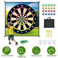 Huge Golf Darts Game Mat-Chip and Stick Golf Game Indoor Outdoor Backyard w/ Bag
