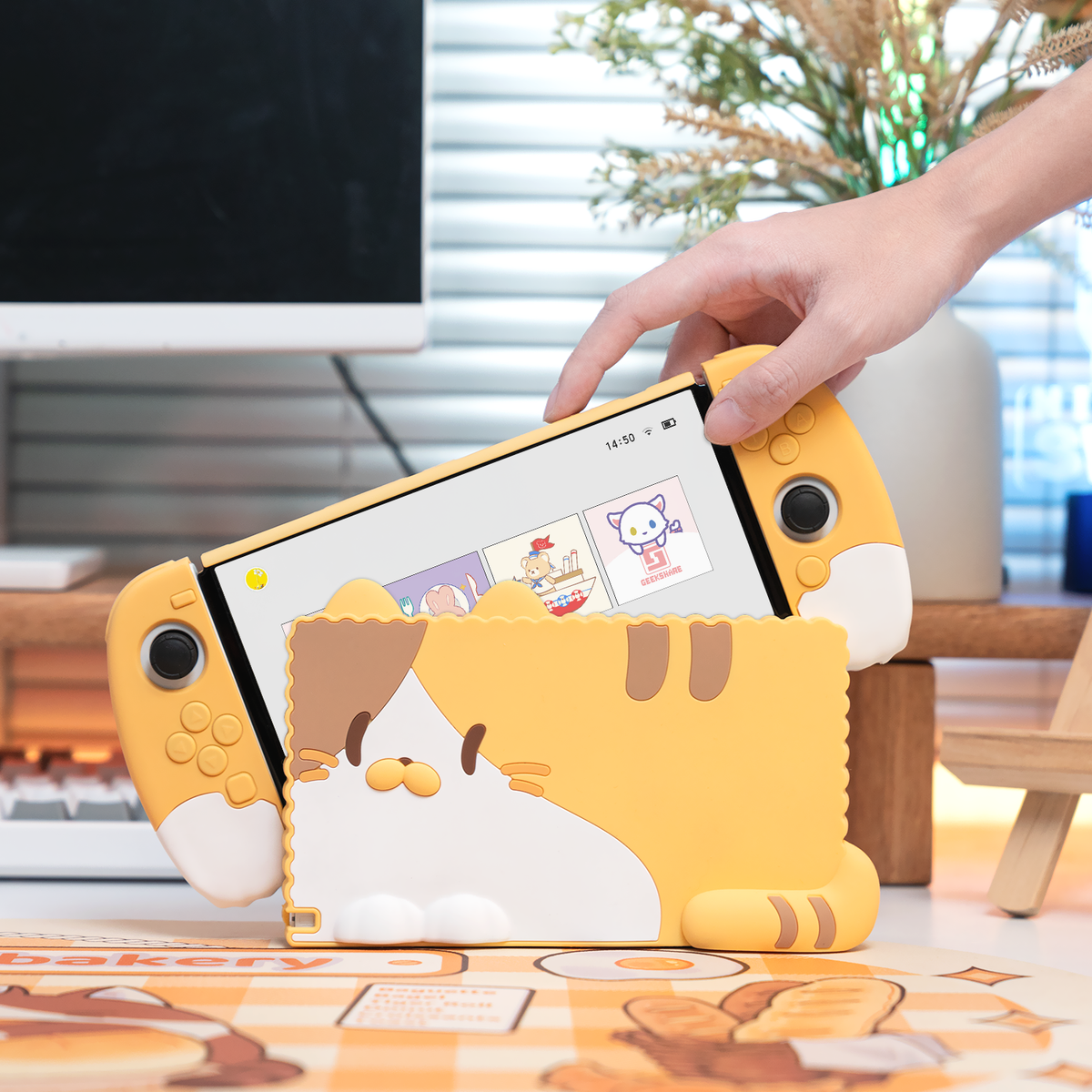 JOJO CAT Protective Case Nintendo Switch Console & Joy Con Switch