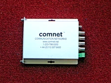 COMNET FVT401 4-CHANNEL 10-BIT DIGITALLY ENCODED SHORT-HAUL VIDEO MULTIPLEXER