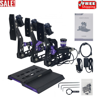 Conspit CPP.Lite 3-Pedal SIM Pedals Racing Pedal Hydraulic Brake Vibration Pedal
