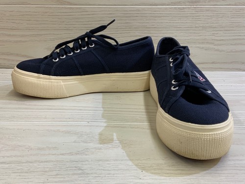 navy superga platform
