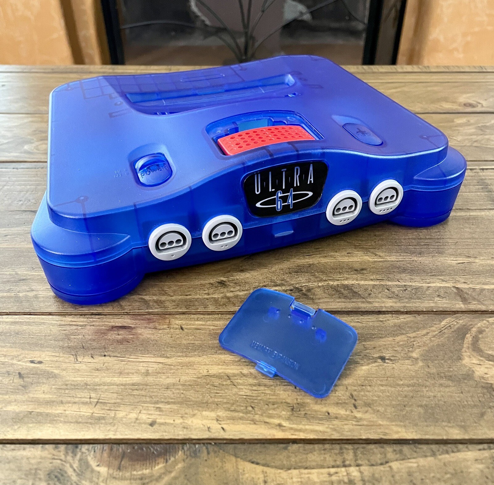 Nintendo 64 Funtastic Purple Blue Ultra 64 Custom Console Mod W/ White Led Look! Windscreen