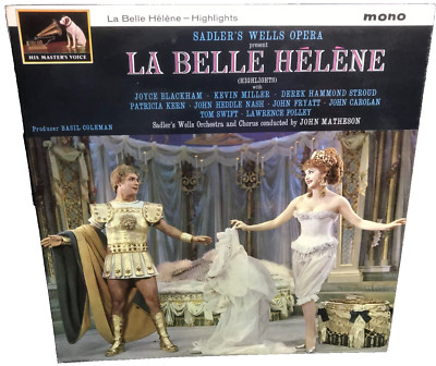 OFFENBACH*SADLER'S WELLS OPERA la belle helene '63 UK MONO HMV CLP 1665 VINYL LP