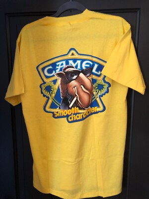 Vintage NOS 1989 R.J. R Joe Camel Smooth Character tobacco Tshirt USA Made-XL