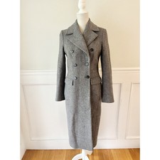 Hobbs London Gray Wool Dress Coat 4