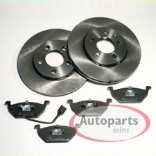 Bremsscheiben Ø 256 mm + Bremsbeläge vorne für VW Golf 4