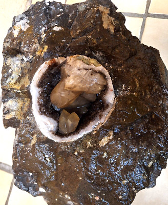 seltene Museums stufe Stufe Amethyst und Calcit aus Niederwüreshofen/RLP 24,8 kg
