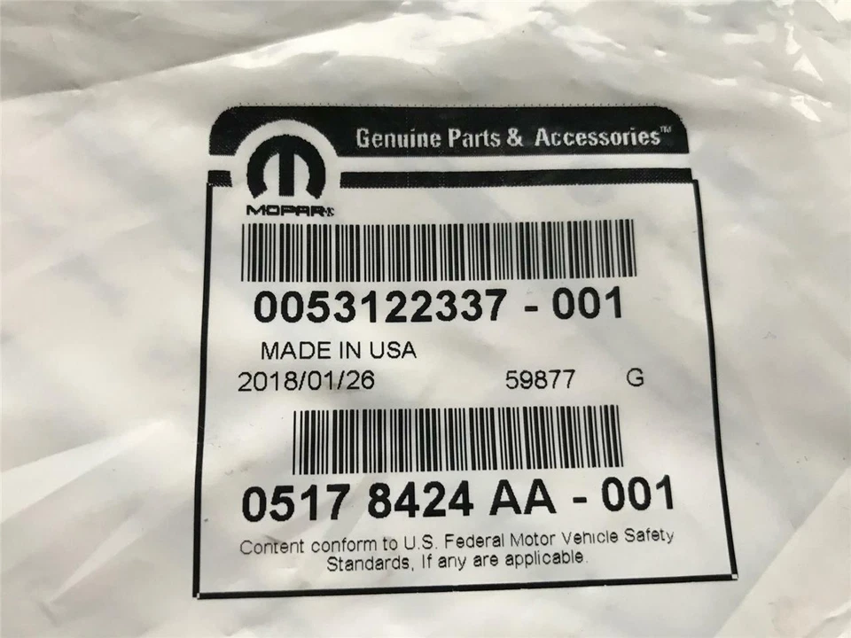 Оригинальная аппликация на стойку справа для Dodge Journey Mopar Blackout 2009–2018 годов выпуска 05178424aa - Изображение 2 из 4