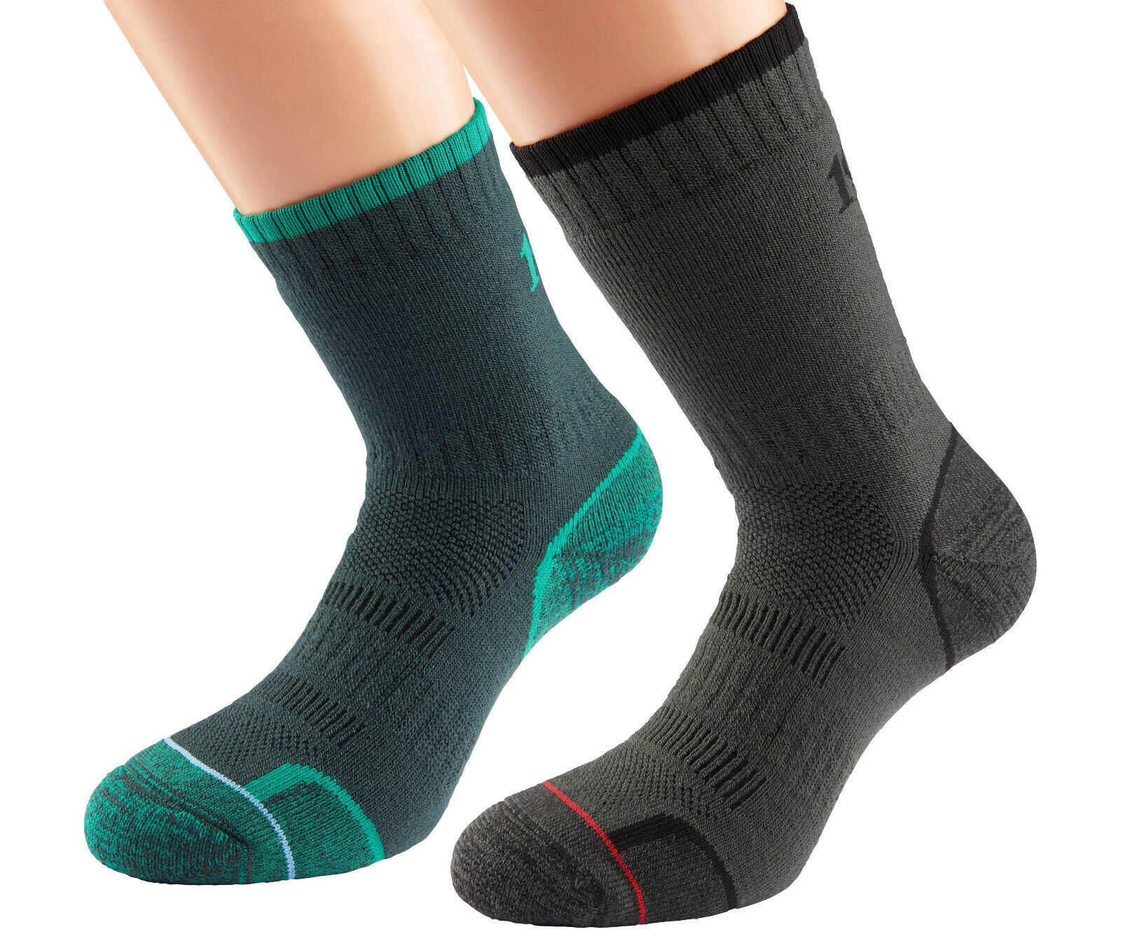 1000 Mile Men's Walking Socks Twin Pack Outdoor Socks 2275E Emerald/Charcoal
Opens in a new window o