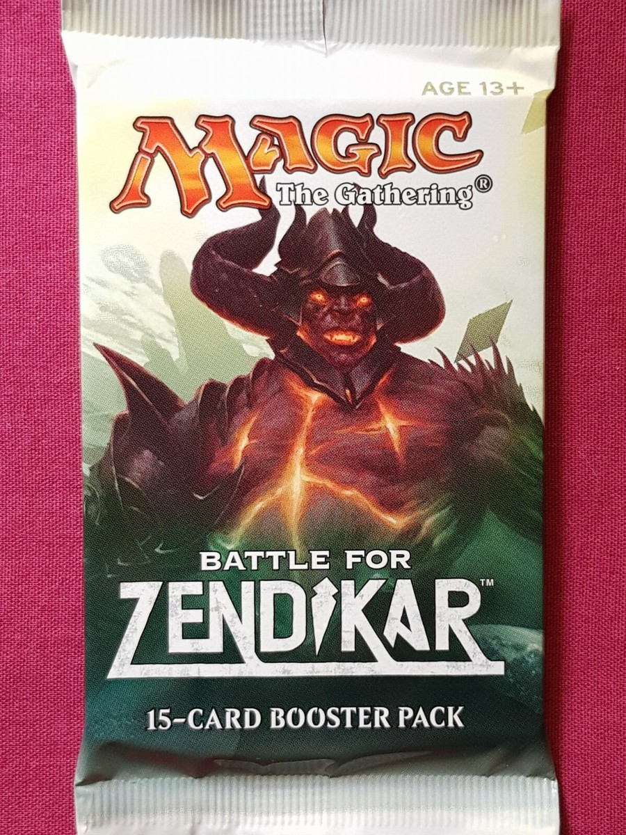 Magic The Gathering BATTLE FOR ZENDIKAR New Sealed Booster Pack MTG | eBay Magic The Gathering BATTLE FOR ZENDIKAR New Sealed Booster Pack MTG | eBay