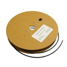 100 FT. 100' Feet BLACK 1/4" 6mm Polyolefin 2:1 Heat Shrink Tubing Tube Cable UL