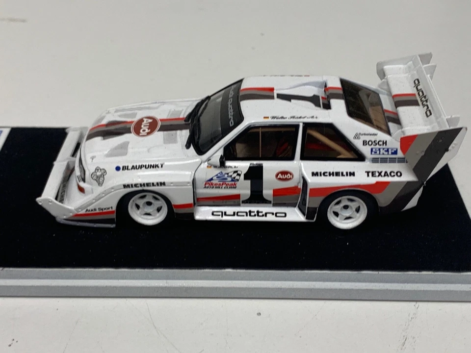 1/43 Minichamps Audi Sport Quattro S1 1987 Pikes Peak Winner W.Rohrl A1152 - Image 2 of 4