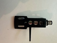 Lightweight Alum Headshell BLACK. W/ copper Wire Leads NEW