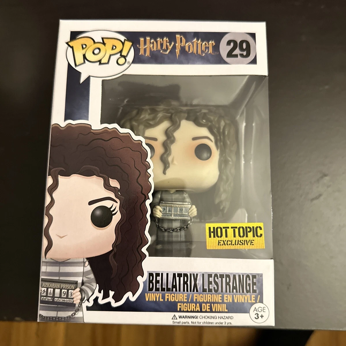 Bellatrix Lestrange Funko Pop #29 Potter Hot Topic Prisoner W/protector | eBay