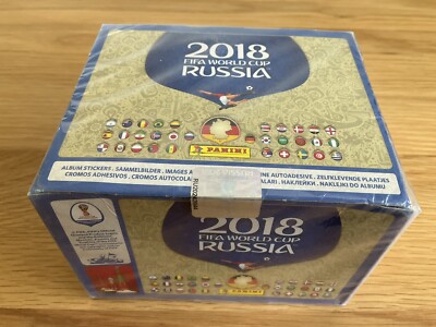 Panini World Cup 2018 Russia Box 100 Packets - Sealed Mint | eBay