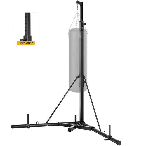Heavy Duty Punching Bag Frame Boxing Fitness Stand Steel Adjustable Height 132lb