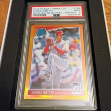 2018 Panini Chronicles Donruss Optic Orange Shohei Ohtani (199/199) PSA 9!!