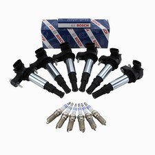Bosch 6 Ignition Coils  6 Iridium Spark Plugs Kit For Cadillac V6 RWD