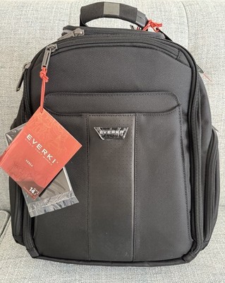 NWT Everki Versa 14.1 Inch Travel Checkpoint Friendly Laptop Black Backpack