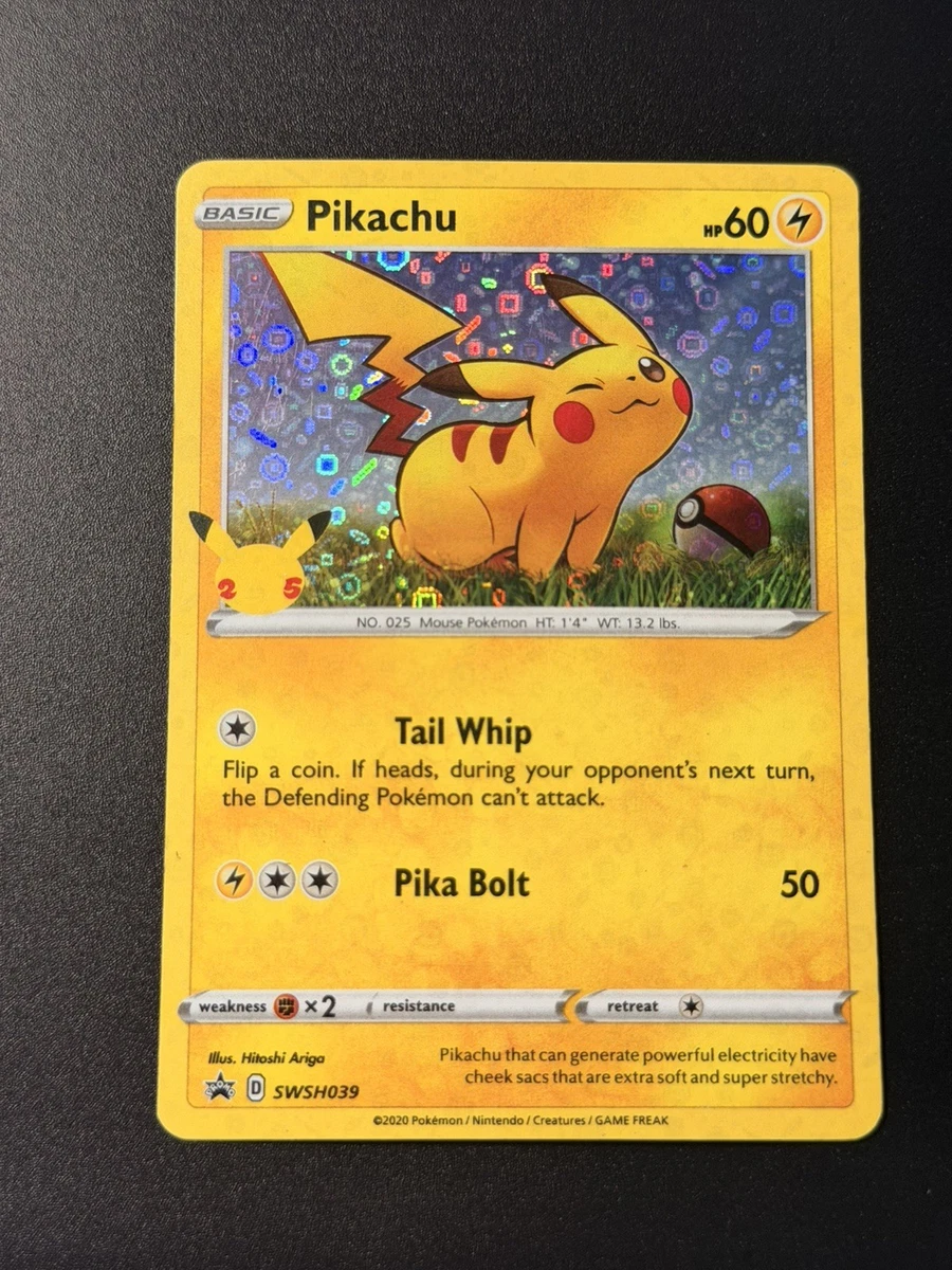 Pikachu SWSH039 SWSH: Sword & Shield Promo Cards for sale | eBay