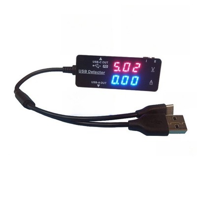 Digitales USB Voltmeter YB26VA Amperemeter LCD Display für Gerät Lade Test