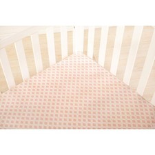 Dena Pink Baby Crib Fitted Sheet Lily Secure Fit 100 Cotton 52-in X 28-in