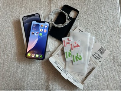 iPhone 12 64GB Schwarz, ohne Simlock, ohne iCloud-Sperre, Kleiner Displaysprung