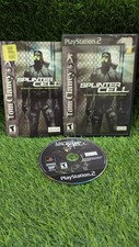Jeu Splinter Cell PS2 – édition Platinum – Pour PlayStation 2 – Version PAL – Testé Et Ressurfacé Si Besoin – Bon état