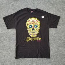 New San Antonio Sugar Skull Graphic T-Shirt M...