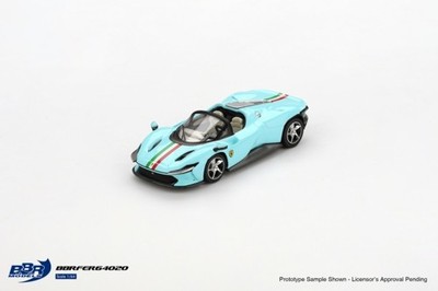 BBR 1/64 FERRARI DAYTONA SP3 LIGHT BLUE BBRFER64020