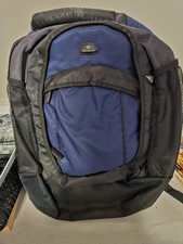 Nwt Samsonite Patriot Crusher Large Laptop Backpack, Black/blue