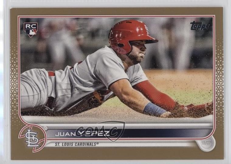 2022 Topps Series 2 Gold /2022 Juan Yepez #506 Rookie RC