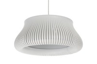 Pendelleuchte Weiß Grau Rund Esszimmer E27 Ø40 Cm HäNgelampe Schlafzimmer