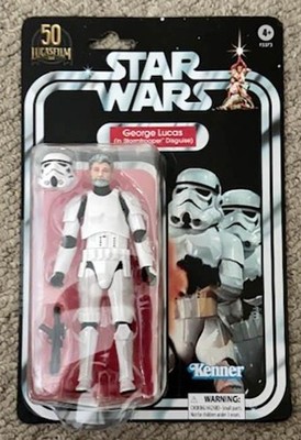 Star Wars Kenner GEORGE LUCAS Stormtrooper Figure New In Package 1 owner