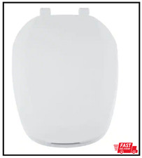 Eljer Emblem Elongated Square Closed Front Toilet Seat in White