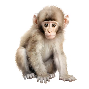 Monkey Ape Animal Jungle Self Adhesive Vinyl Sticker