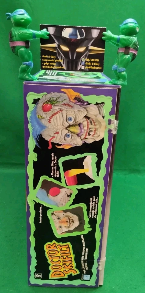 DOCTOR SKIFILT, MONSTER FACE, GOOSEBUMPS Piccoli Brividi, Hasbro 1992, NEW MISB. - Imagen 4 de 4