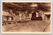 Vintage Poland Postcard WIELICZKA Salt Mine Sienkiewicza Room 1900s Rppc
