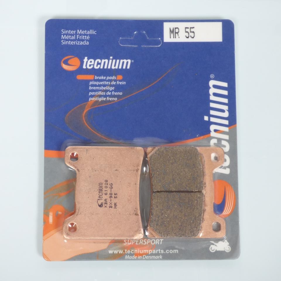 Plaquette de frein Tecnium MR55 métal fritté pour moto Yamaha 850 TDM de 1991 à 2002