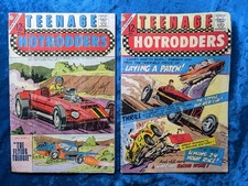 1966/67 Teenage Hotrodders Charlton Comic Books Vol 1 No's 17 & 24