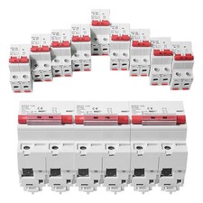 AC MCB Mini Circuit Breaker 2Pole 4.5kA 6/10/16/25/32/40/50/63A/125A 110/120V