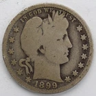1899 O  Barber Quarter