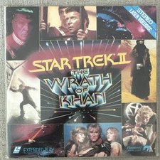 Star Trek II The Wrath Of Khan 1982 Paramount Home Video LASER DISC - NEW SEALED