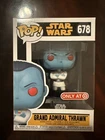 Funko POP! Target Exclusive Star Wars Grand Admiral Thrawn 678 With Protector