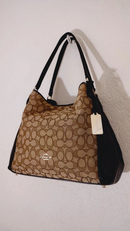 Bolso de hombro Coach Edie 31 en jacquard exclusivo Foto 4 de 4