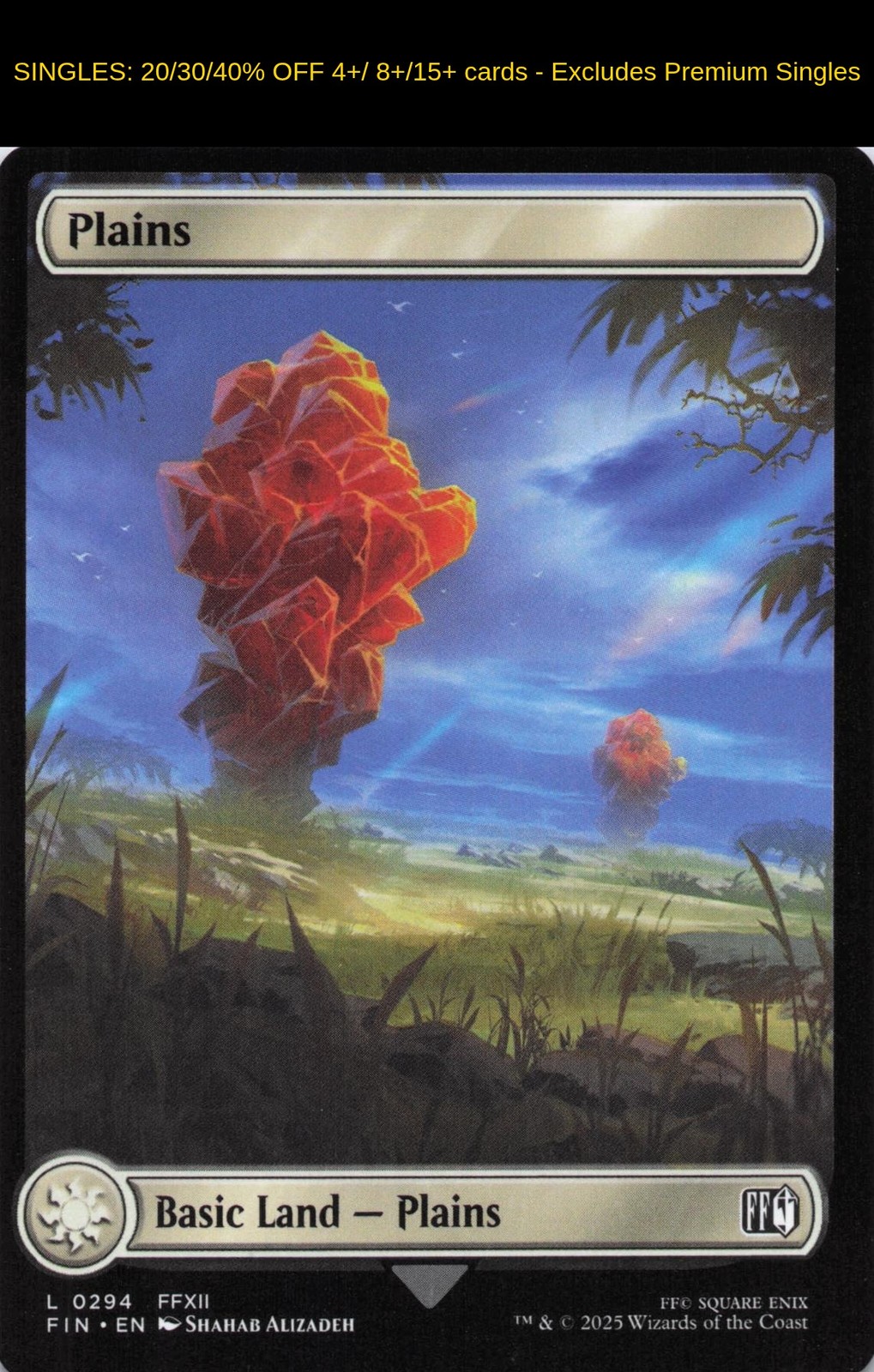 Plains (0294) 294 Land FINAL FANTASY  MTG NM/M