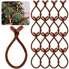 16 Pcs 20 Inches Christmas Velvet Garland Ties Decorative Banister Twist Ties...