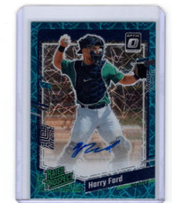 2023 Donruss Optic Harry Ford Teal Velocity Auto /15