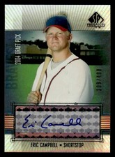 Eric Campbell 2004 SP Prospects Autograph #/400 #346 Atlanta Braves ESE
