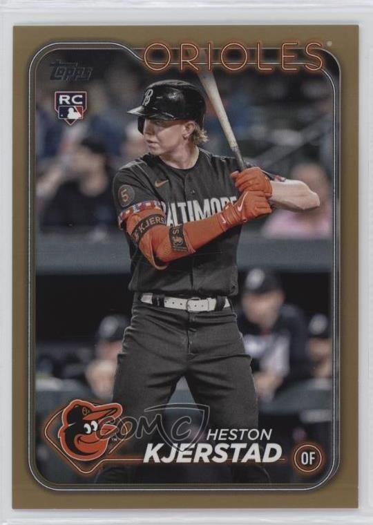 2024 Topps Series 2 Gold 1592/2024 Heston Kjerstad #394 Rookie RC 2g6